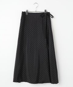 LOGEMENT DE CLAIRE / ロジュモンドクレール ロング・マキシ丈スカート | 【アソートプリントラップ風スカート】