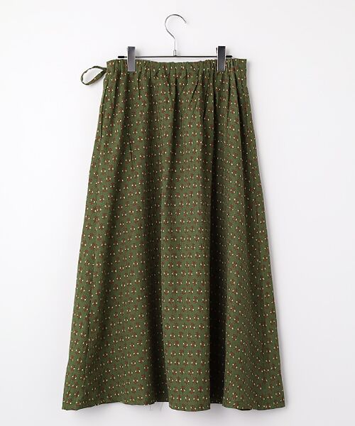 LOGEMENT DE CLAIRE / ロジュモンドクレール ロング・マキシ丈スカート | 【アソートプリントラップ風スカート】 | 詳細3