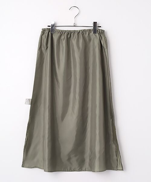 LOGEMENT DE CLAIRE / ロジュモンドクレール ロング・マキシ丈スカート | 【アソートプリントラップ風スカート】 | 詳細4