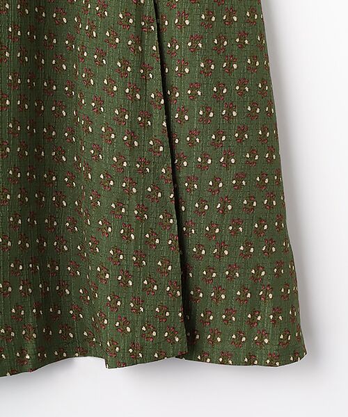 LOGEMENT DE CLAIRE / ロジュモンドクレール ロング・マキシ丈スカート | 【アソートプリントラップ風スカート】 | 詳細6