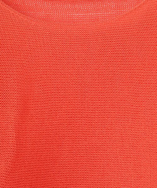 LOGEMENT DE CLAIRE / ロジュモンドクレール ニット・セーター | 【麻タッチ天竺ボートネックハーフスリーブプルオーバー】 | 詳細6