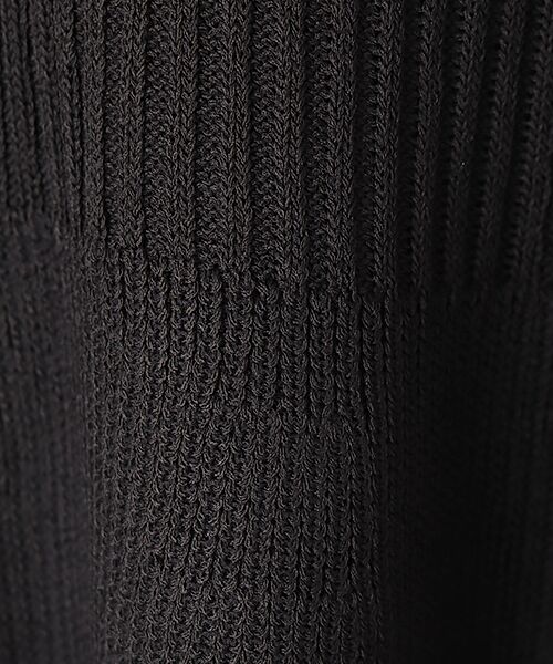 LOGEMENT DE CLAIRE / ロジュモンドクレール ベスト | 【麻タッチリブ＋片畦ペプラムベスト】 | 詳細6