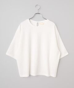 【ふくれ地柄ドルマンカットプルオーバー】