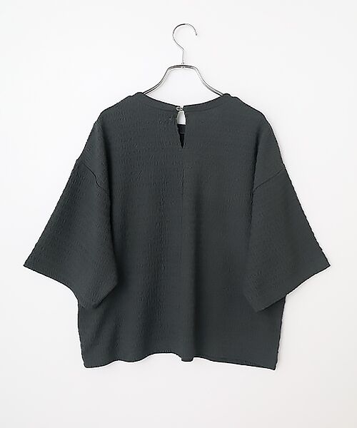 LOGEMENT DE CLAIRE / ロジュモンドクレール カットソー | 【ふくれ地柄ドルマンカットプルオーバー】 | 詳細3