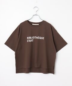 LOGEMENT DE CLAIRE / ロジュモンドクレール カットソー | 【コットンロゴプリントtシャツ】