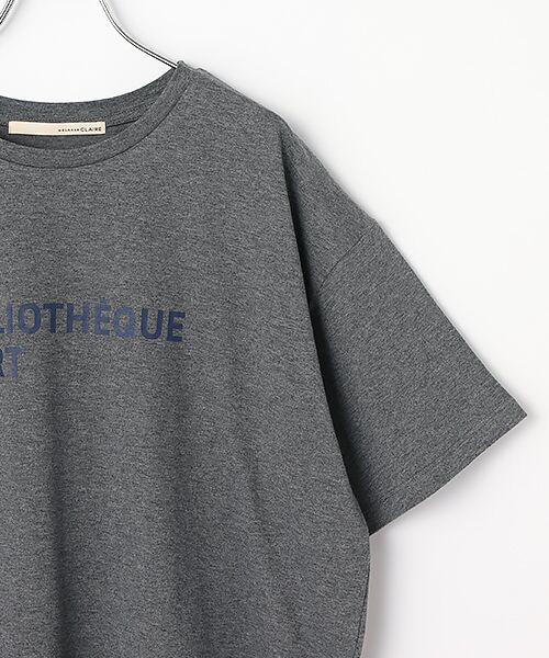 LOGEMENT DE CLAIRE / ロジュモンドクレール カットソー | 【コットンロゴプリントtシャツ】 | 詳細3