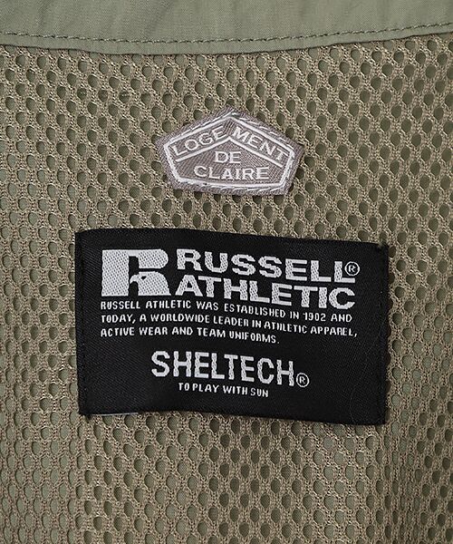 LOGEMENT DE CLAIRE / ロジュモンドクレール ロング・マキシ丈ワンピース | 《別注》【RUSSELL ATHLETIC/ラッセルアスレチック】ドロストシャツワンピース | 詳細5