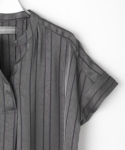 LOGEMENT DE CLAIRE / ロジュモンドクレール シャツ・ブラウス | スキッパータックシャツ | 詳細4