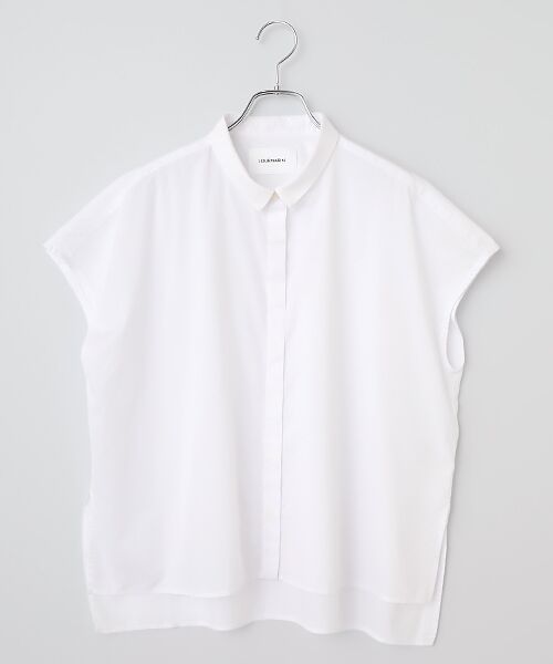 LOGEMENT DE CLAIRE / ロジュモンドクレール シャツ・ブラウス | 【LOURMARIN】シャツカラーフレンチブラウス（ホワイト）