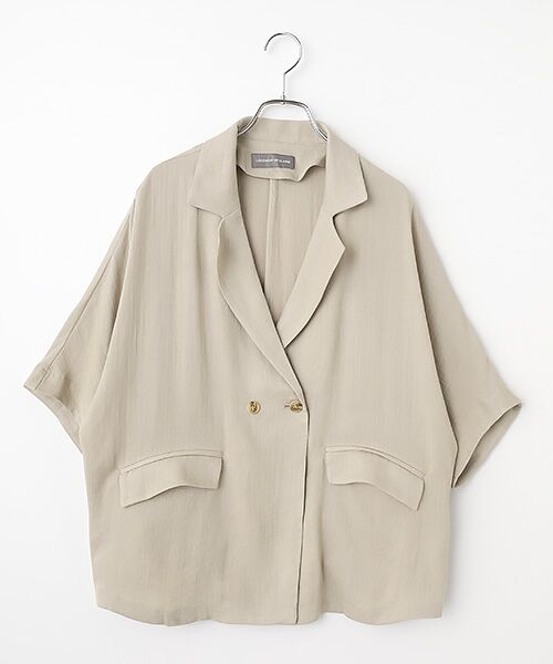 LOGEMENT DE CLAIRE / ロジュモンドクレール その他アウター | ドルマンジャケット（ベージュ）