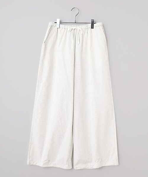 LOGEMENT DE CLAIRE / ロジュモンドクレール その他パンツ | 【LOURMARIN】メモリータフタドロストパンツ（オフ）
