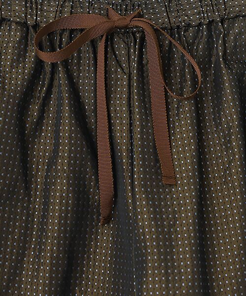 LOGEMENT DE CLAIRE / ロジュモンドクレール その他パンツ | 【LOURMARIN】メモリータフタドロストパンツ | 詳細7