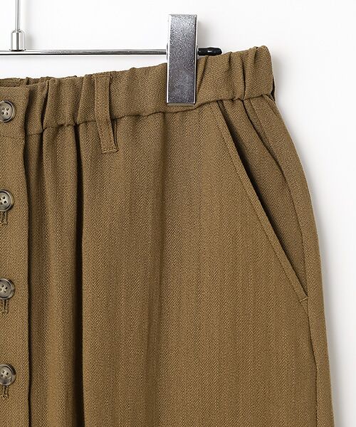 LOGEMENT DE CLAIRE / ロジュモンドクレール ロング・マキシ丈スカート | 釦ナロースカート | 詳細2