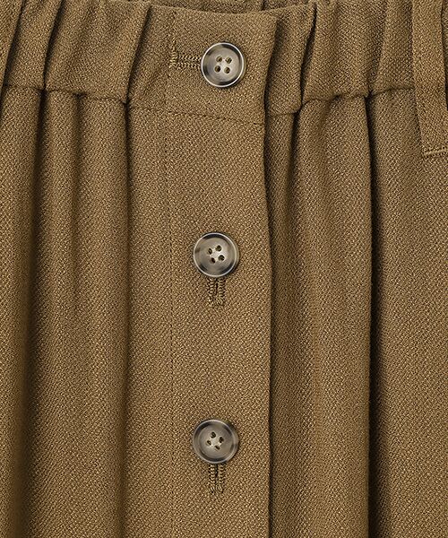 LOGEMENT DE CLAIRE / ロジュモンドクレール ロング・マキシ丈スカート | 釦ナロースカート | 詳細5