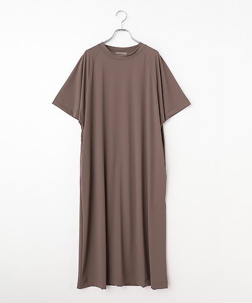 LOGEMENT DE CLAIRE / ロジュモンドクレール ロング・マキシ丈ワンピース | 【Allease/オールイーズ】ドルマンワンピース（ブラウン）