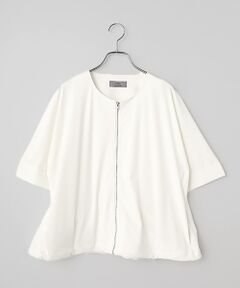 LOGEMENT DE CLAIRE / ロジュモンドクレール ブルゾン | 【Allease/オールイーズ】ハーフスリーブジップ