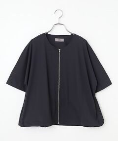 LOGEMENT DE CLAIRE / ロジュモンドクレール ブルゾン | 【Allease/オールイーズ】ハーフスリーブジップ