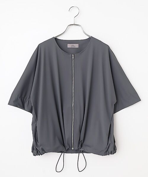 LOGEMENT DE CLAIRE / ロジュモンドクレール ブルゾン | 【Allease/オールイーズ】ハーフスリーブジップ | 詳細8