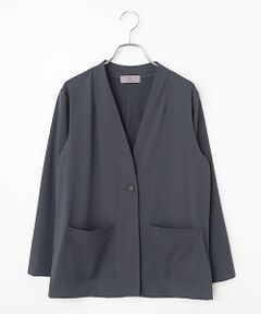 LOGEMENT DE CLAIRE / ロジュモンドクレール ノーカラージャケット | 【Allease/オールイーズ】ノーカラージャケット