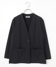 LOGEMENT DE CLAIRE / ロジュモンドクレール ノーカラージャケット | 【Allease/オールイーズ】ノーカラージャケット