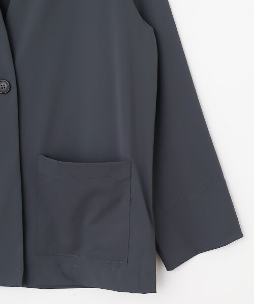 LOGEMENT DE CLAIRE / ロジュモンドクレール ノーカラージャケット | 【Allease/オールイーズ】ノーカラージャケット | 詳細3