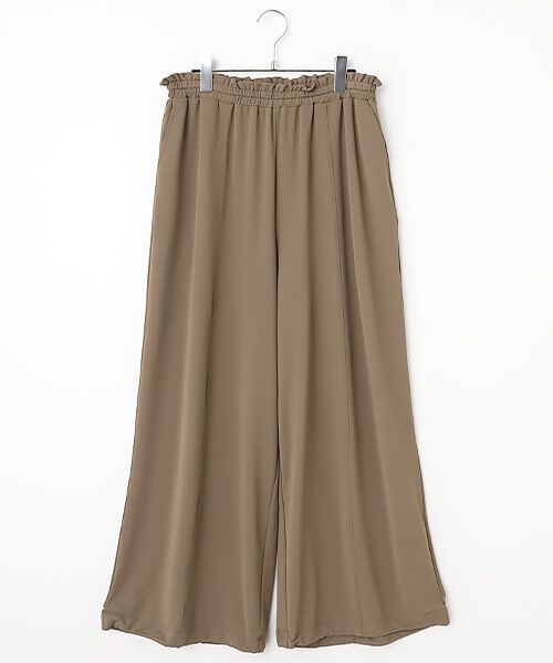 LOGEMENT DE CLAIRE / ロジュモンドクレール その他パンツ | 【Allease/オールイーズ】イージーボリュームパンツ（モカ）