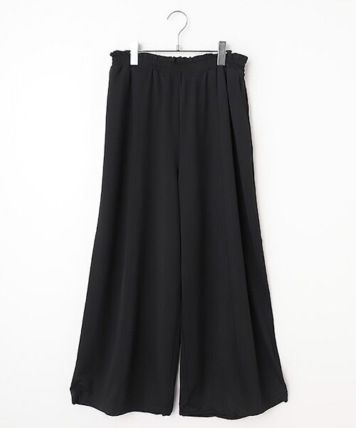 LOGEMENT DE CLAIRE / ロジュモンドクレール その他パンツ | 【Allease/オールイーズ】イージーボリュームパンツ（ブラック）