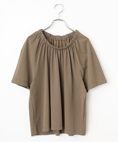 LOGEMENT DE CLAIRE / ロジュモンドクレール カットソー | 【Allease/オールイーズ】ギャザーカットブラウス