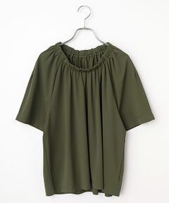 LOGEMENT DE CLAIRE / ロジュモンドクレール カットソー | 【Allease/オールイーズ】ギャザーカットブラウス