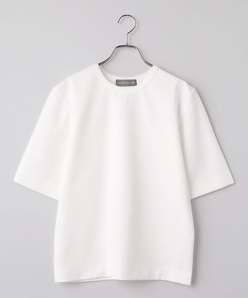 LOGEMENT DE CLAIRE / ロジュモンドクレール カットソー | ハーフスリーブカットプル（ホワイト）