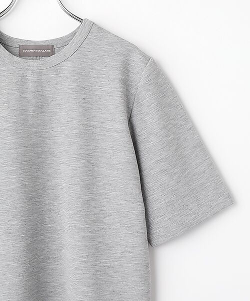 LOGEMENT DE CLAIRE / ロジュモンドクレール カットソー | ハーフスリーブカットプル | 詳細3