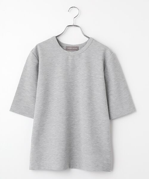 LOGEMENT DE CLAIRE / ロジュモンドクレール カットソー | ハーフスリーブカットプル（杢グレー）