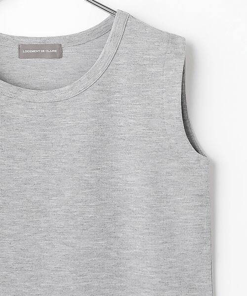 LOGEMENT DE CLAIRE / ロジュモンドクレール カットソー | ノースリーブプルオーバー | 詳細3