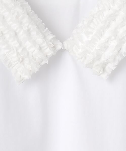 LOGEMENT DE CLAIRE / ロジュモンドクレール カットソー | 【LOURMARIN】フリルカラープルオーバー | 詳細1
