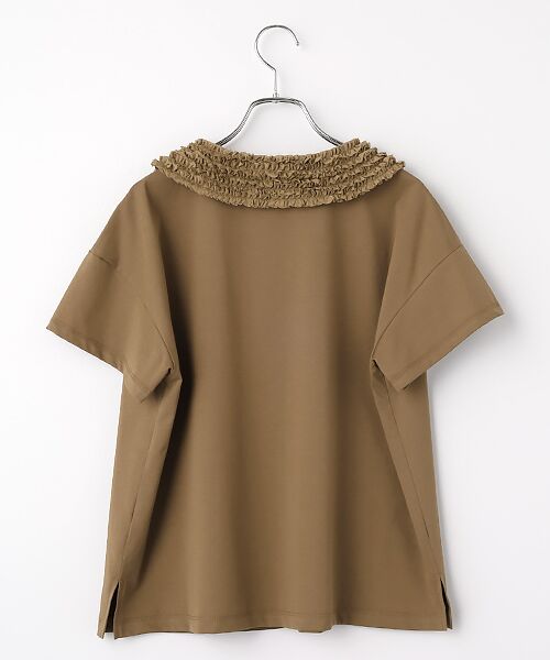 LOGEMENT DE CLAIRE / ロジュモンドクレール カットソー | 【LOURMARIN】フリルカラープルオーバー | 詳細2