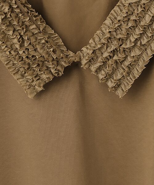 LOGEMENT DE CLAIRE / ロジュモンドクレール カットソー | 【LOURMARIN】フリルカラープルオーバー | 詳細5