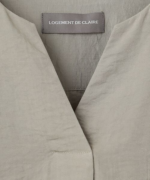 LOGEMENT DE CLAIRE / ロジュモンドクレール シャツ・ブラウス | キーネックブラウス | 詳細6
