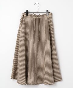 LOGEMENT DE CLAIRE / ロジュモンドクレール ロング・マキシ丈スカート | フレアーストライプスカート