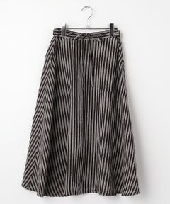 LOGEMENT DE CLAIRE / ロジュモンドクレール ロング・マキシ丈スカート | フレアーストライプスカート