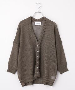 LOGEMENT DE CLAIRE / ロジュモンドクレール カーディガン・ボレロ | 【LOURMARIN】ペーパーヤーンカルマカーディガン