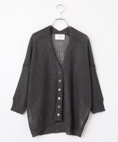 LOGEMENT DE CLAIRE / ロジュモンドクレール カーディガン・ボレロ | 【LOURMARIN】ペーパーヤーンカルマカーディガン