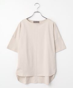 LOGEMENT DE CLAIRE / ロジュモンドクレール カットソー | ラウンドヘムボートネックプルオーバー
