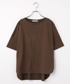 LOGEMENT DE CLAIRE / ロジュモンドクレール カットソー | ラウンドヘムボートネックプルオーバー