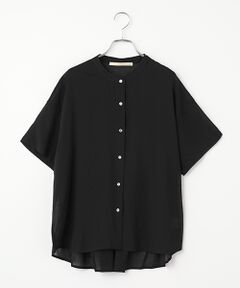 LOGEMENT DE CLAIRE / ロジュモンドクレール シャツ・ブラウス | 【麻調シアーシャーリングブラウス】