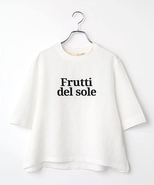 LOGEMENT DE CLAIRE / ロジュモンドクレール Tシャツ | 【ロゴカットプルオーバー】（ホワイト）