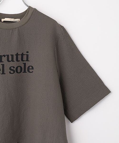 LOGEMENT DE CLAIRE / ロジュモンドクレール Tシャツ | 【ロゴカットプルオーバー】 | 詳細4