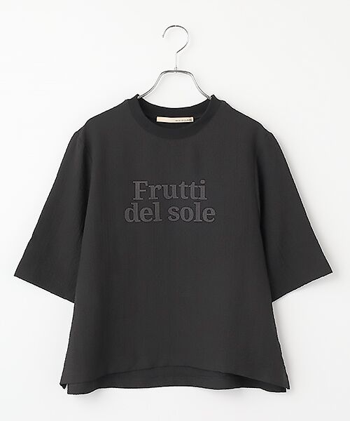 LOGEMENT DE CLAIRE / ロジュモンドクレール Tシャツ | 【ロゴカットプルオーバー】（ブラック）