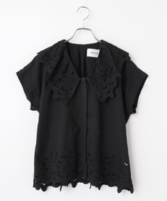 LOGEMENT DE CLAIRE / ロジュモンドクレール シャツ・ブラウス | 【LOURMARIN】スカラップ刺しゅうブラウス