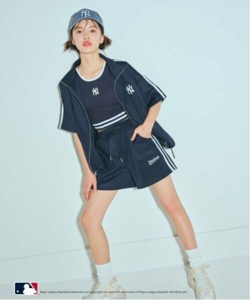 Lovetoxic / ラブトキシック ショート・ハーフ・半端丈パンツ | 【LTXC】【MLB】【吸水速乾/さらさら】ラインパンツ | 詳細2