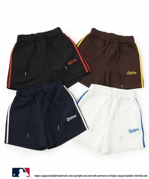 Lovetoxic / ラブトキシック ショート・ハーフ・半端丈パンツ | 【LTXC】【MLB】【吸水速乾/さらさら】ラインパンツ | 詳細8